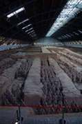Fotos af kejser Qin's terracotta soldater i Xian, Kina